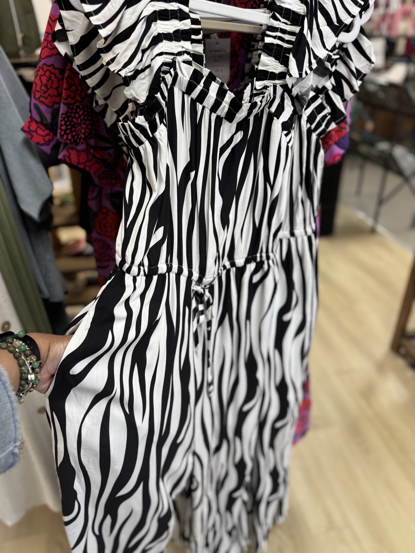 Wild & Free Zebra Jumpsuit