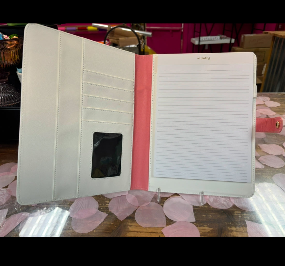 "So Darling" Desk Padfolio – Pink Diamond Edition