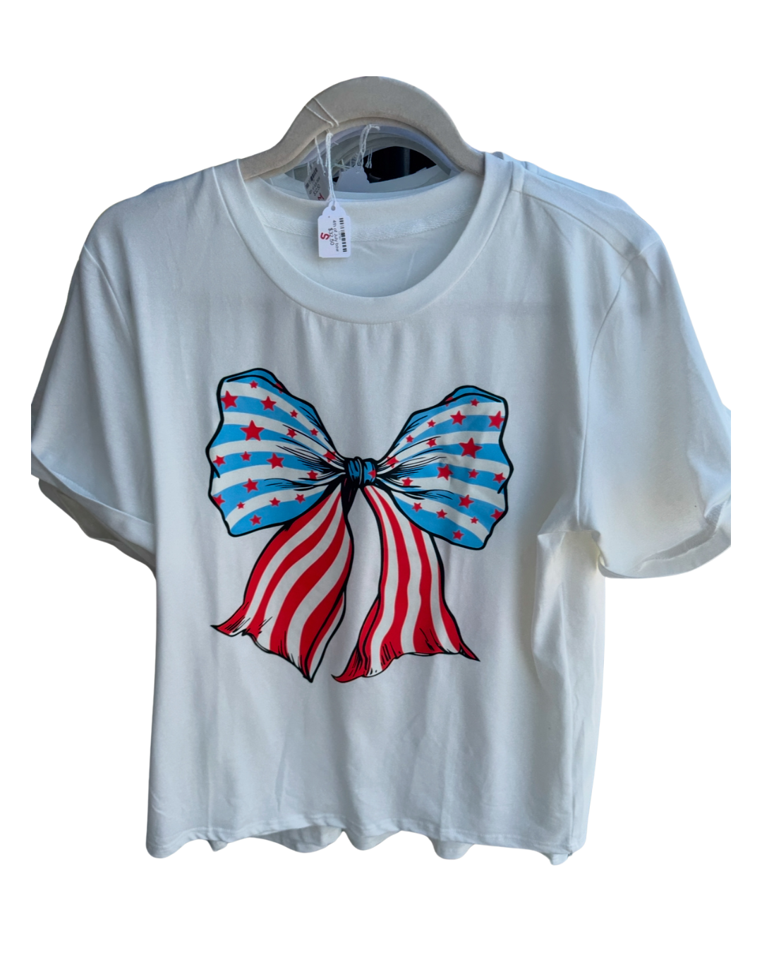 Stars & Stripes Bow Tee
